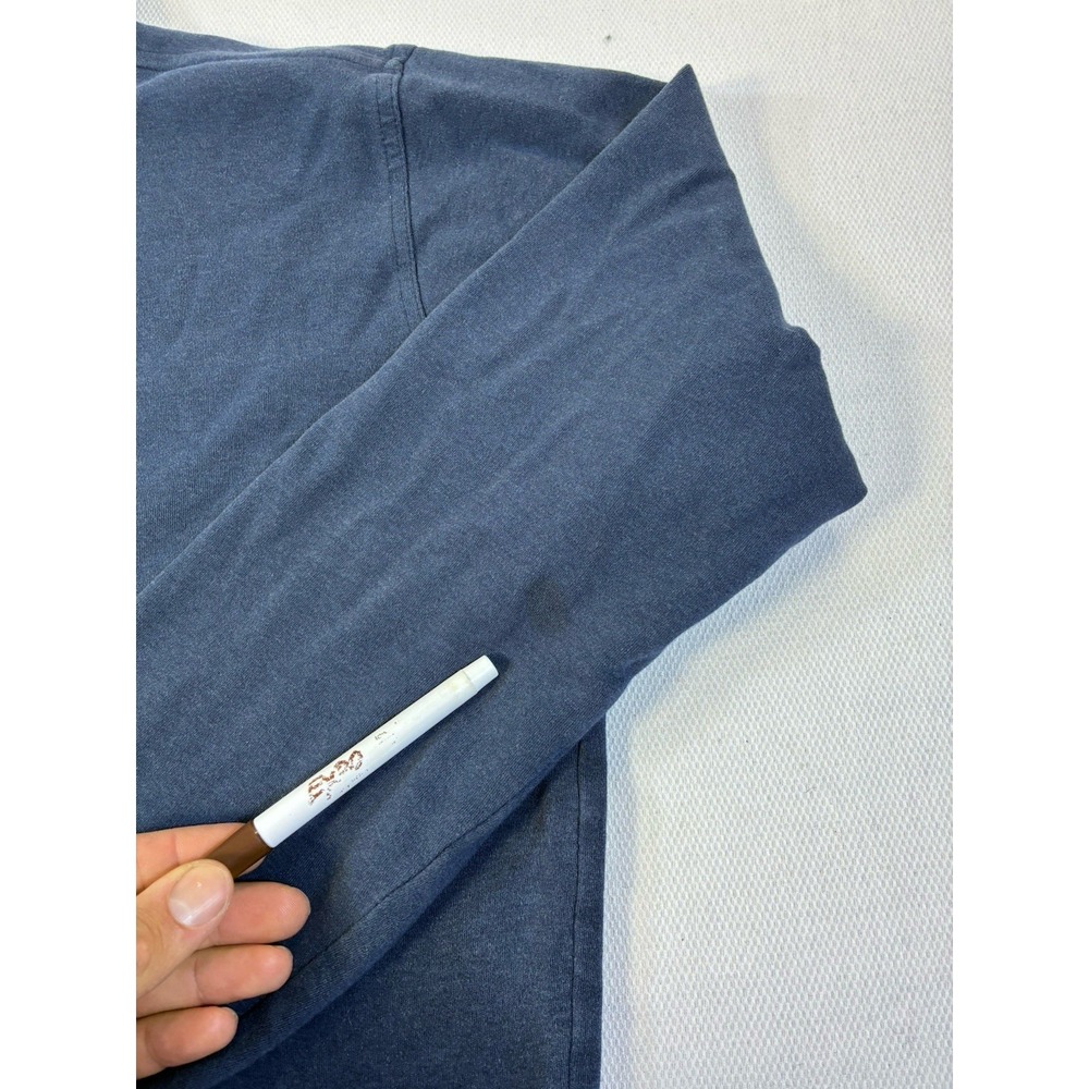Peter Millar Men's 1/4 Zip Pullover Navy Blue Cotton Blend‎ XL - Picture 8 of 10